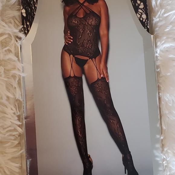 Dreamgirl Fishnet Lace BodyStocking - Picture 4 of 9
